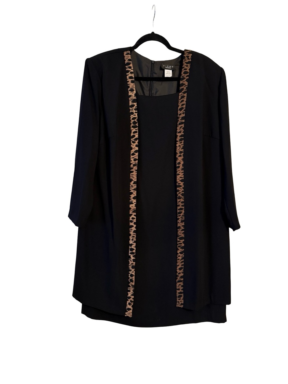 Virgo Black Women's Jacket with dress